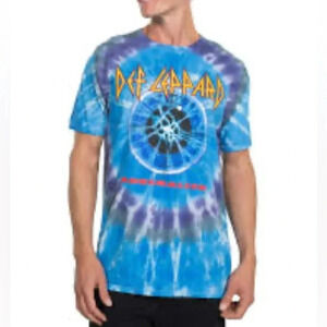 💥Def Leppard Adrenalize Tie-Dye Tee L